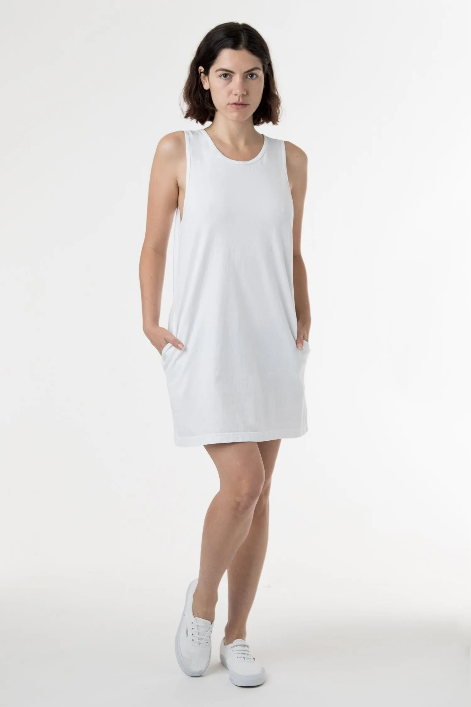 1840GD - Garment Dye Tank Dress