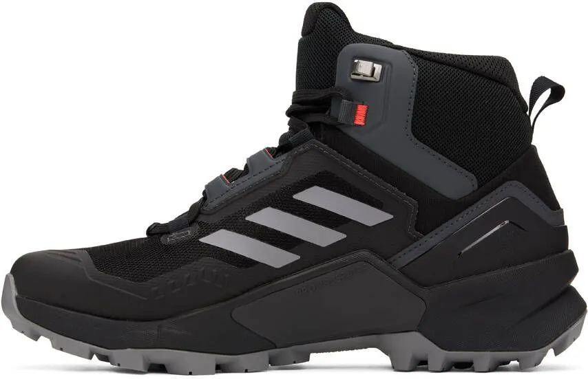 Adidas Originals Black Terrex Swift R3 Mid Sneakers