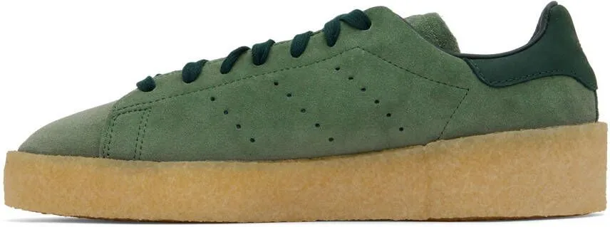 Adidas Originals Green Stan Smith Crepe Sneakers