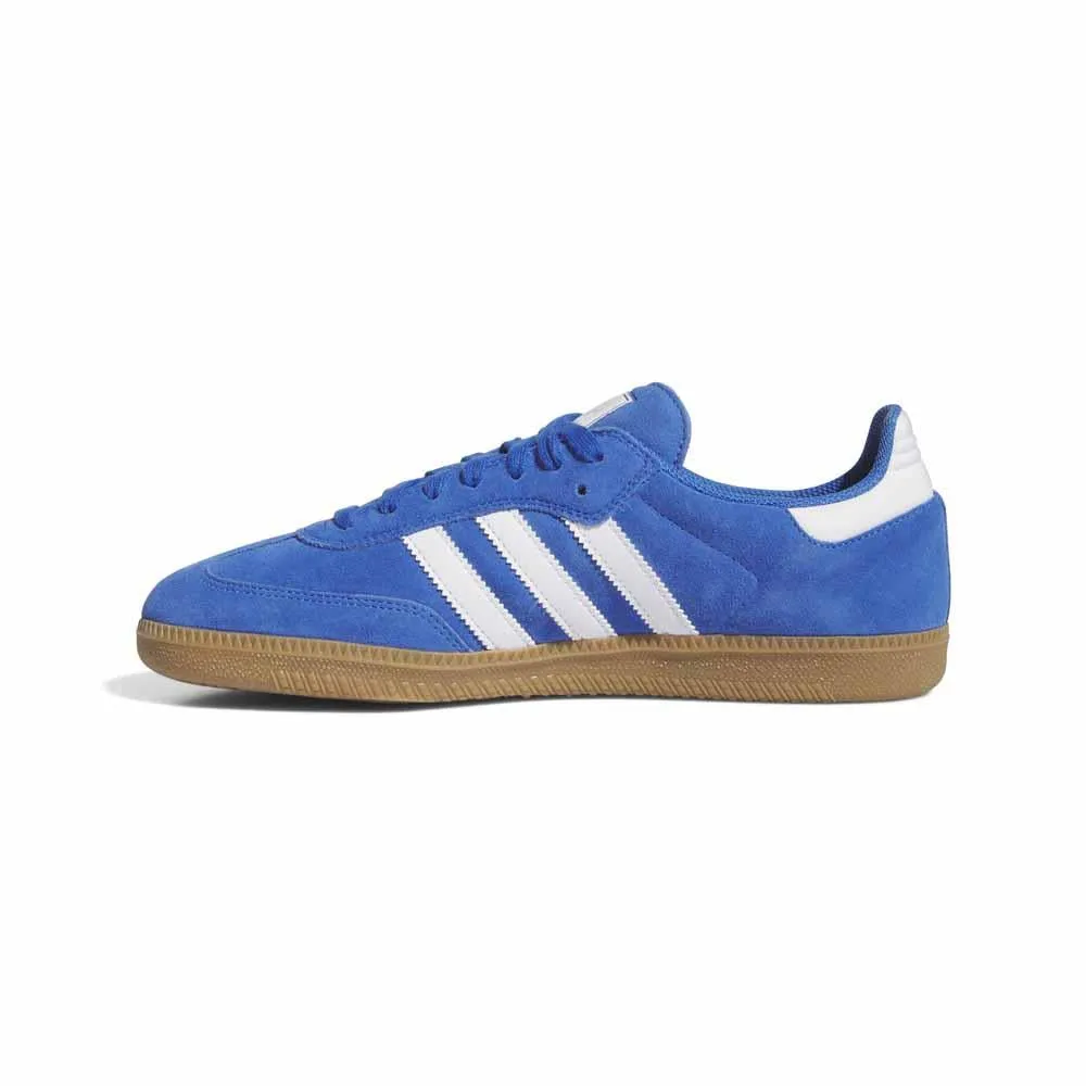 Adidas Skateboarding Samba ADV Bluebird Feather White Gold Metallic Skate Shoes