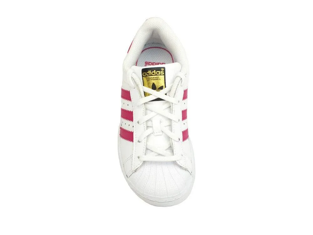 ADIDAS Superstar C White Bopink  BA8382