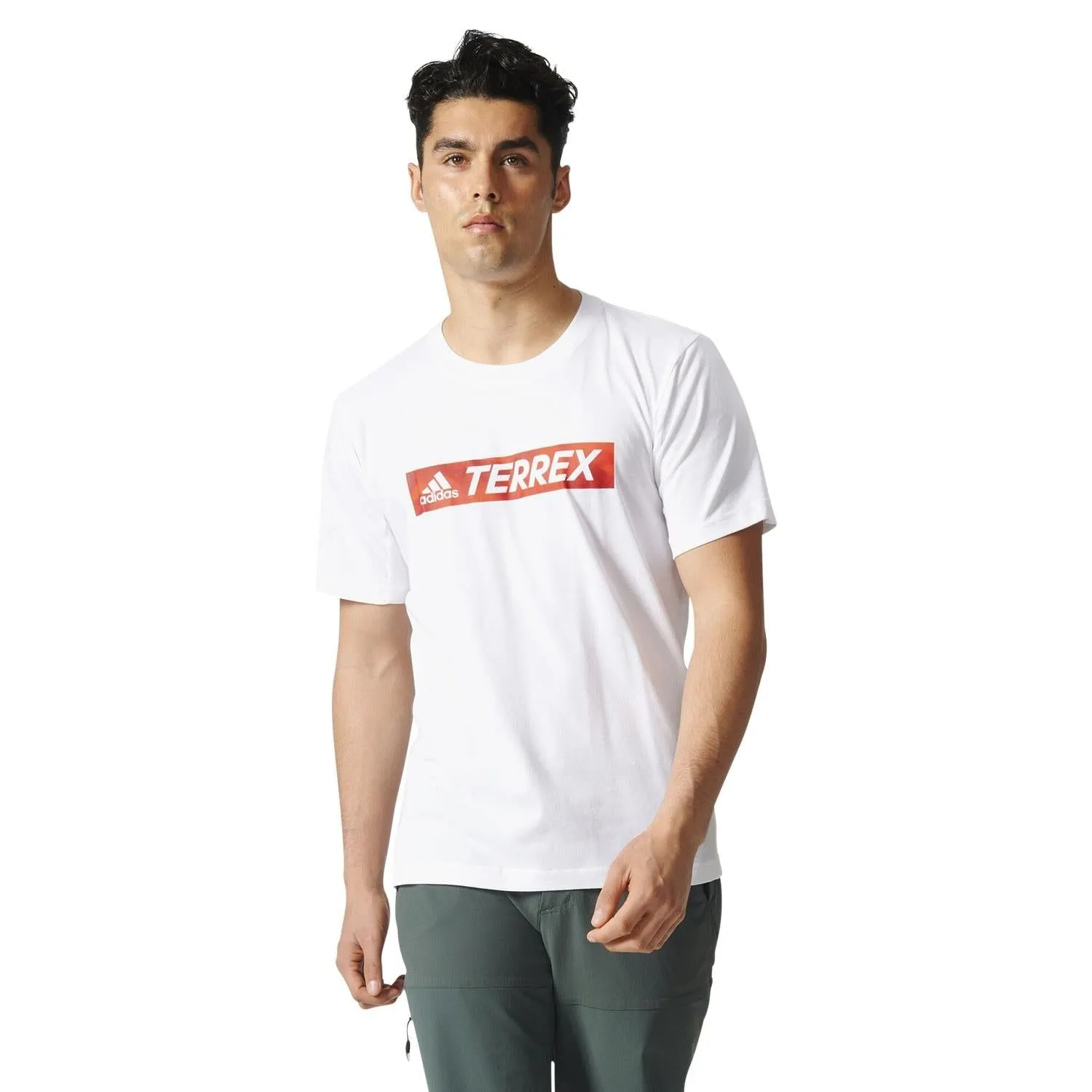 adidas Terrex Logo Bar T Shirt - White