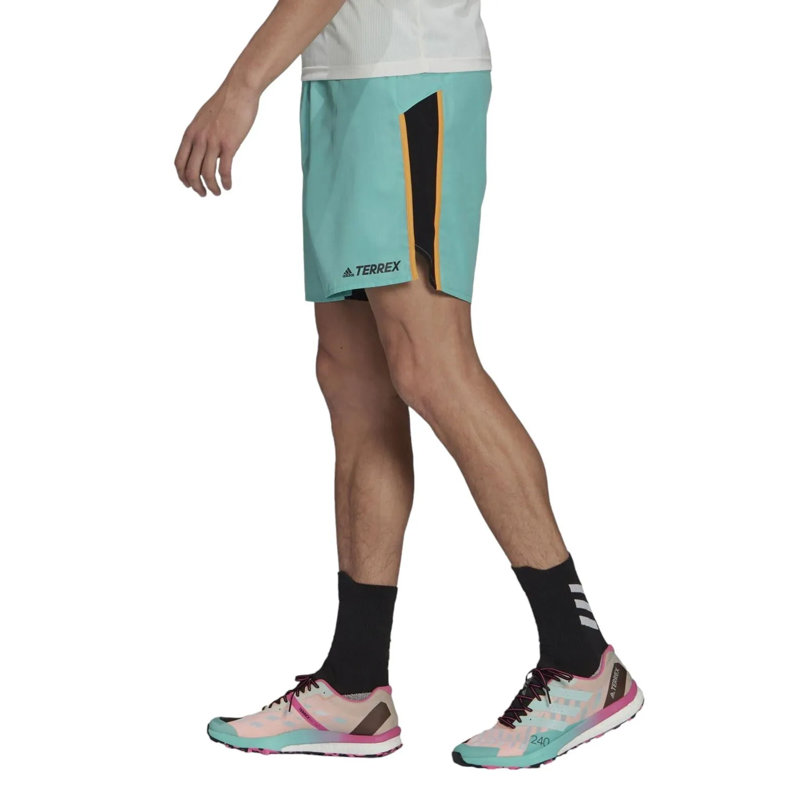 adidas Terrex Primeblue Trail Running Shorts - Green