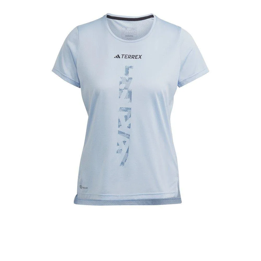 Adidas Terrex Women's Agravic T-Shirt - Blue UK