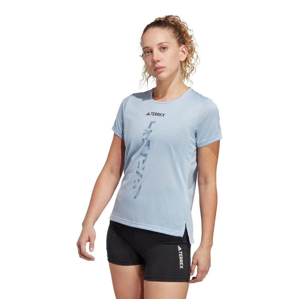 Adidas Terrex Women's Agravic T-Shirt - Blue UK