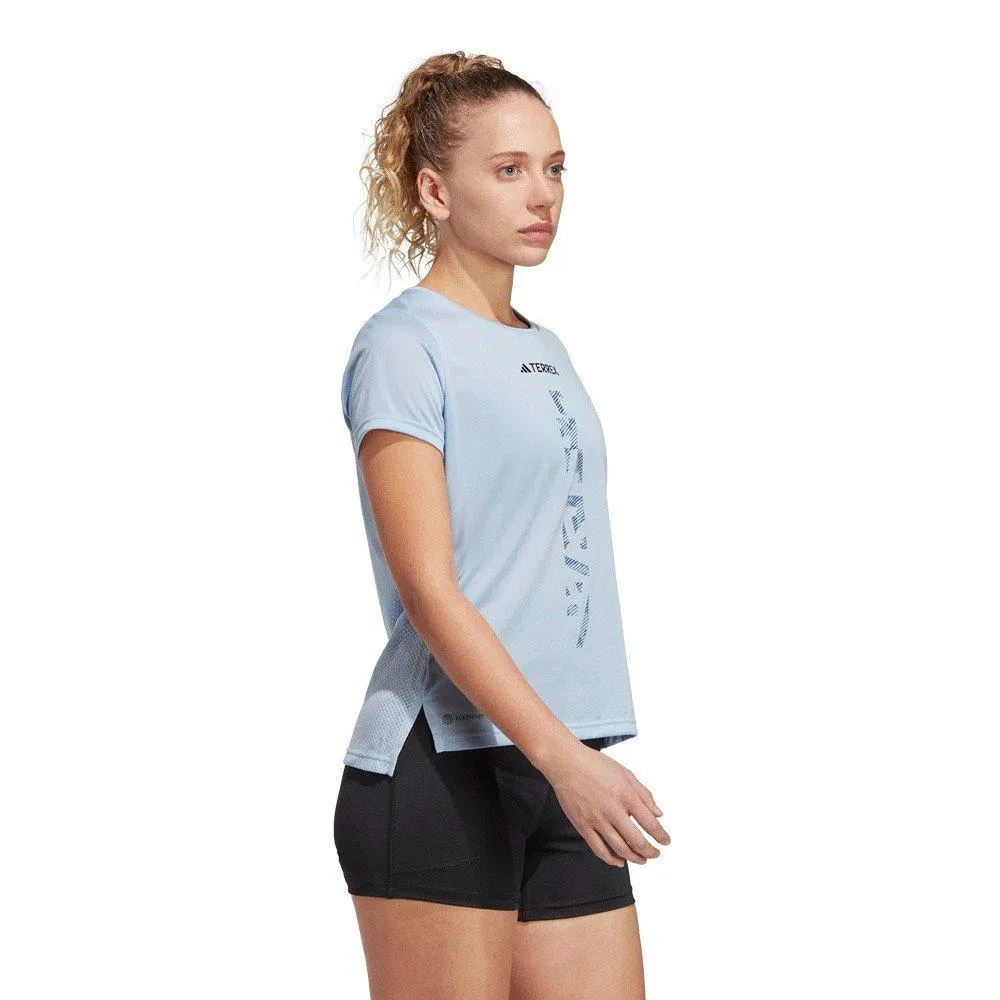 Adidas Terrex Women's Agravic T-Shirt - Blue UK