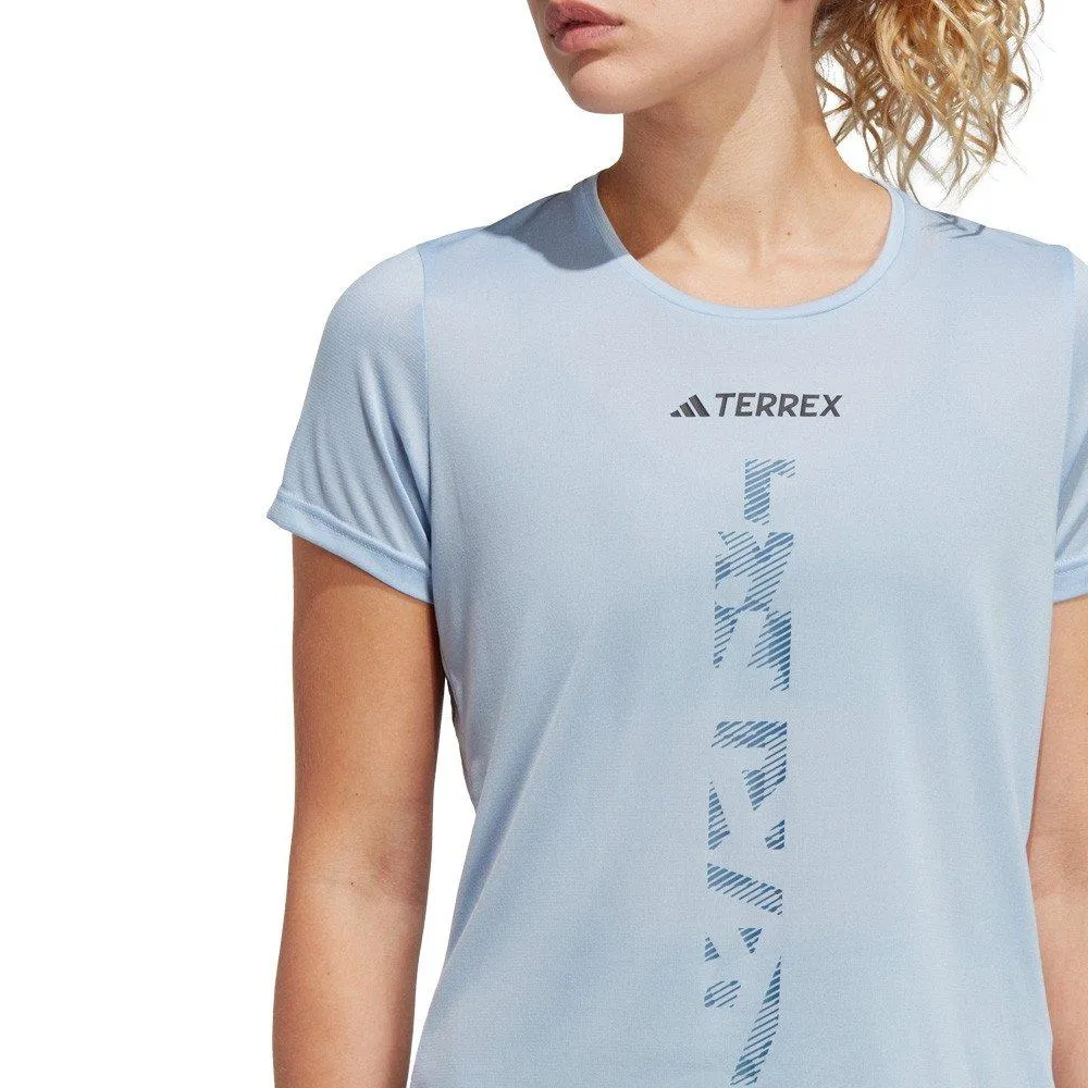 Adidas Terrex Women's Agravic T-Shirt - Blue UK