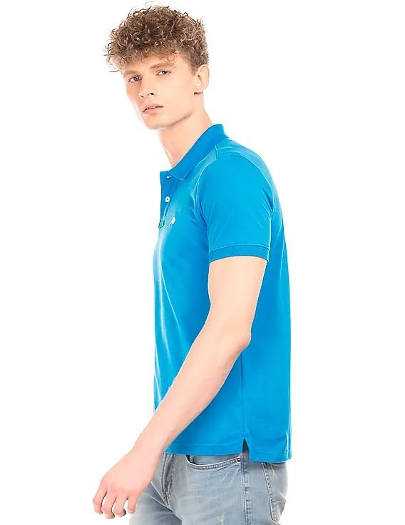 Aeropostale Solid Regular Fit Polo Shirt