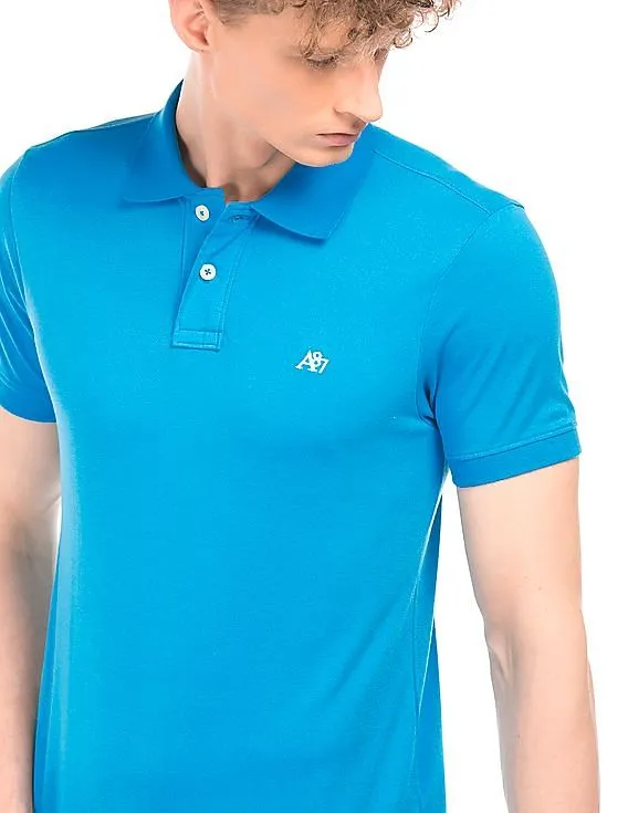 Aeropostale Solid Regular Fit Polo Shirt