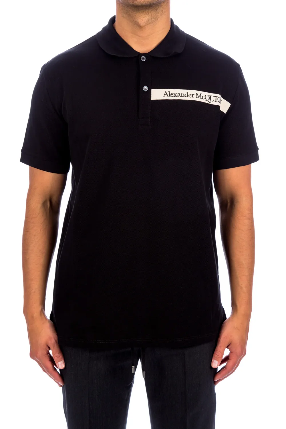 Alexander Mcqueen Logo Tape Polo | Credomen