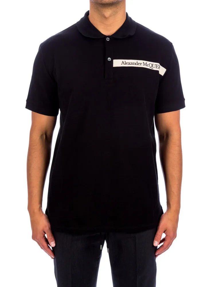 Alexander Mcqueen Logo Tape Polo | Credomen