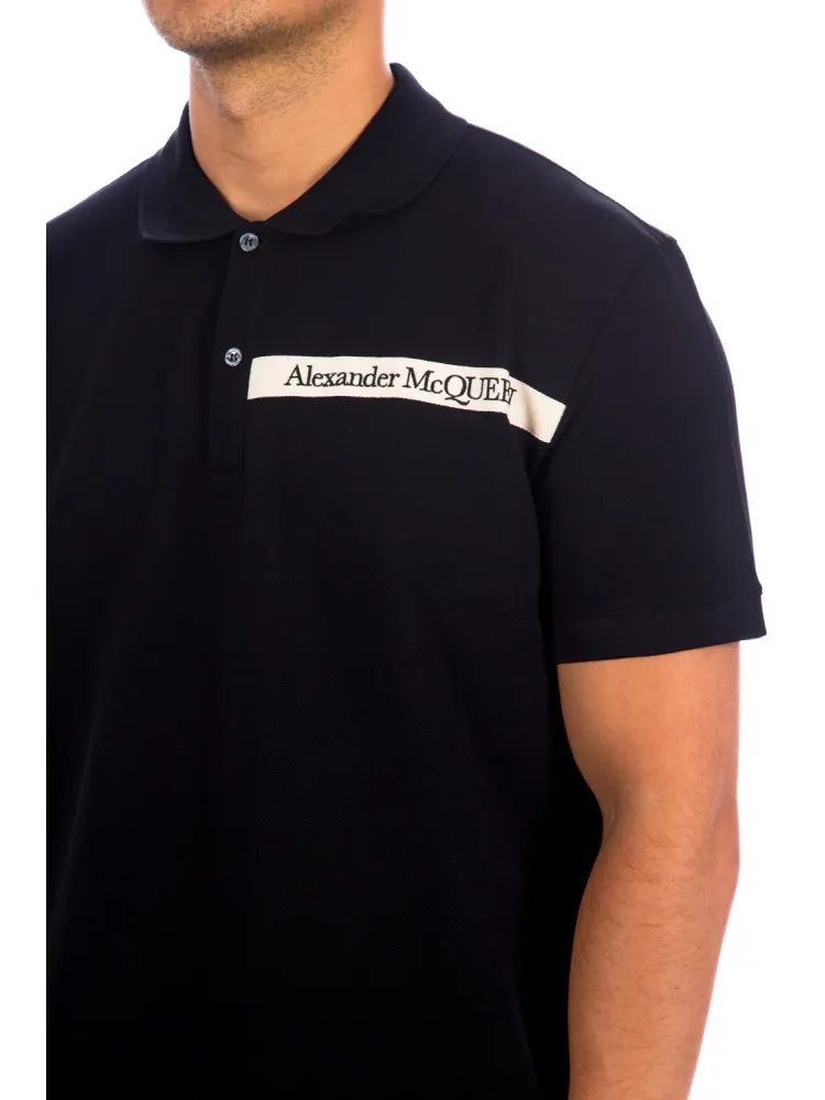 Alexander Mcqueen Logo Tape Polo | Credomen