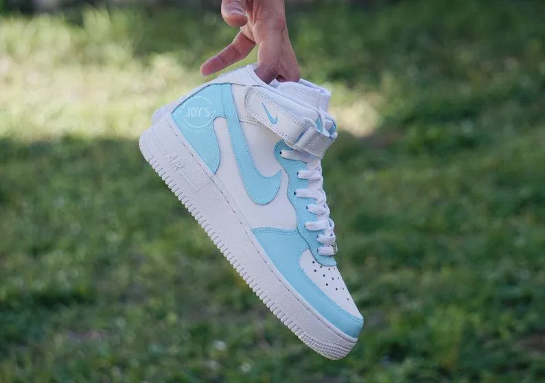 Baby Blue Custom Nike Air Force 1