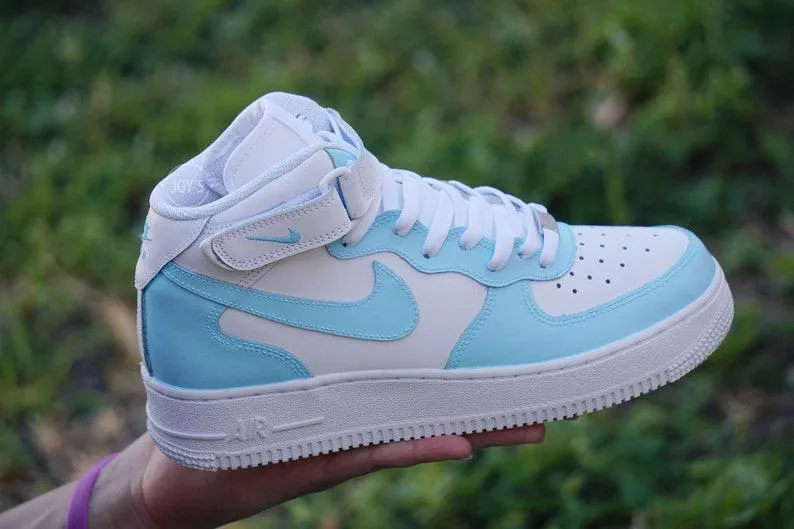 Baby Blue Custom Nike Air Force 1