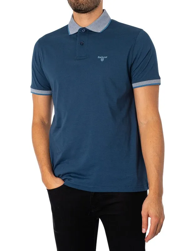 Barbour Cornsay Polo Shirt - Dark Denim