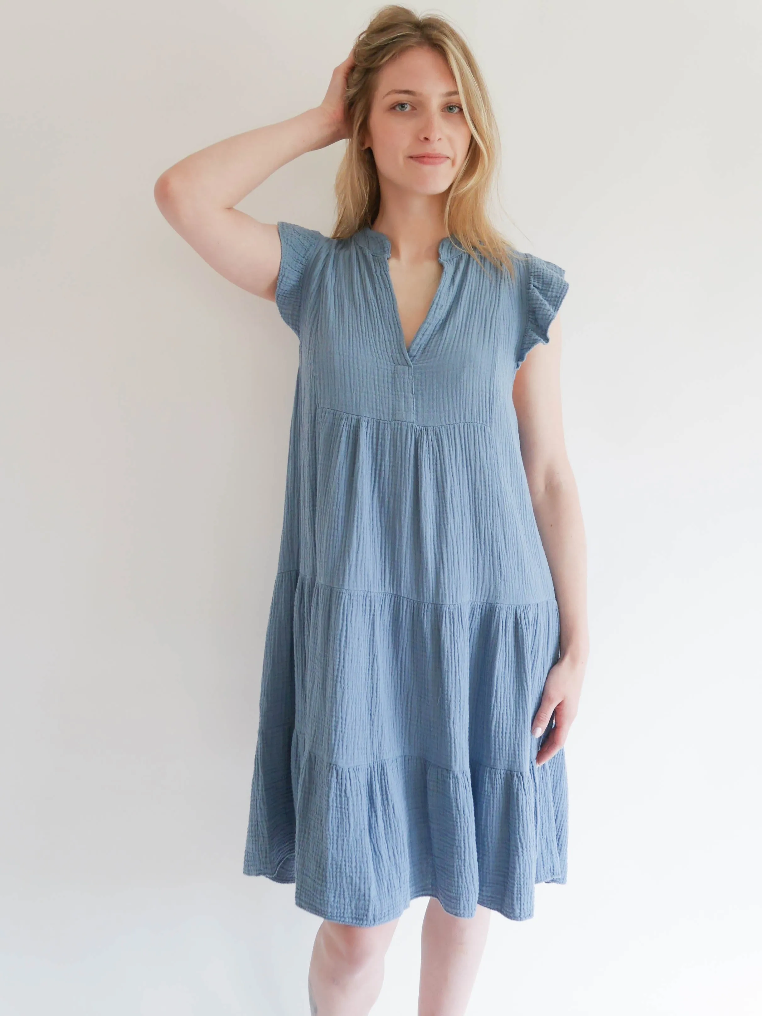 Belle Dress Blue