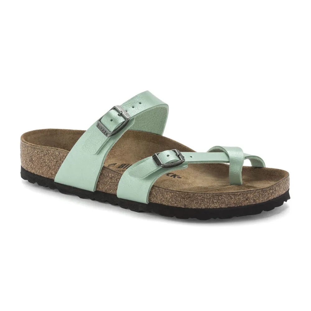 Birkenstock Mayari Graceful Matcha Birko-Flor Women’s Sandals (Regular)