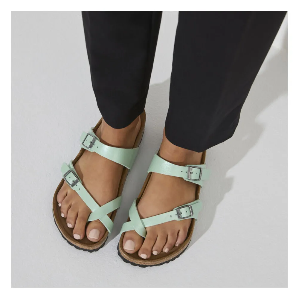 Birkenstock Mayari Graceful Matcha Birko-Flor Women’s Sandals (Regular)