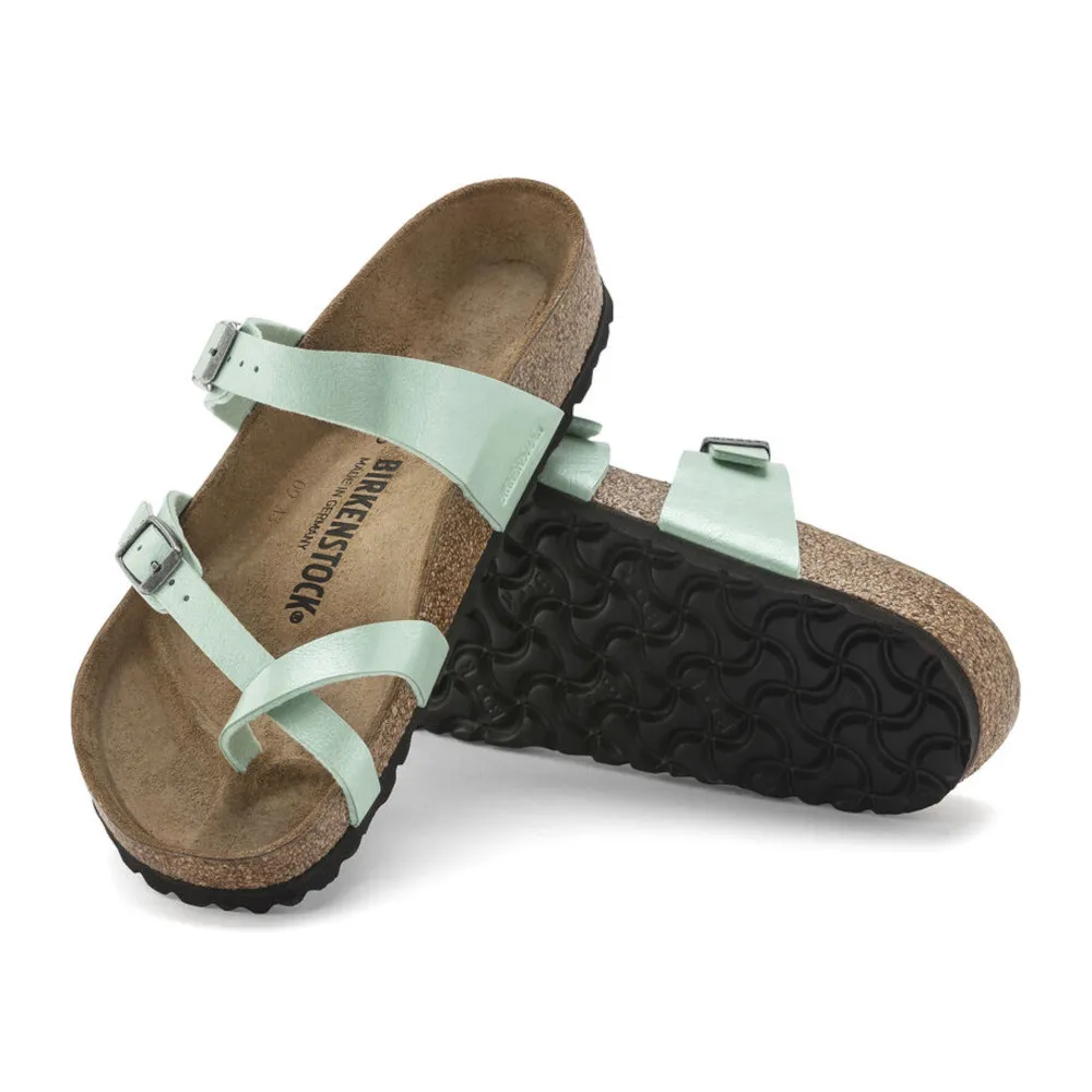 Birkenstock Mayari Graceful Matcha Birko-Flor Women’s Sandals (Regular)