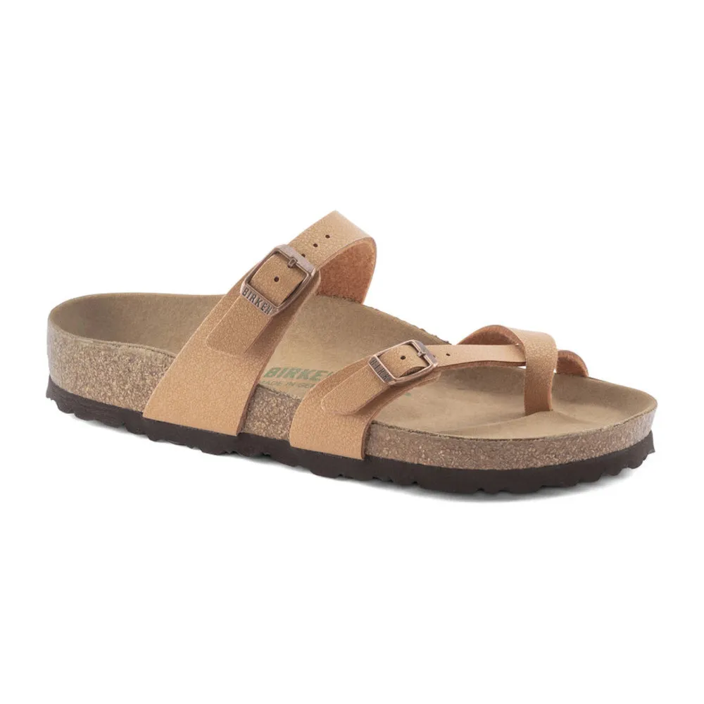 Birkenstock Mayari Vegan Earthy Pecan Birkibuc Women’s Sandals (Regular)