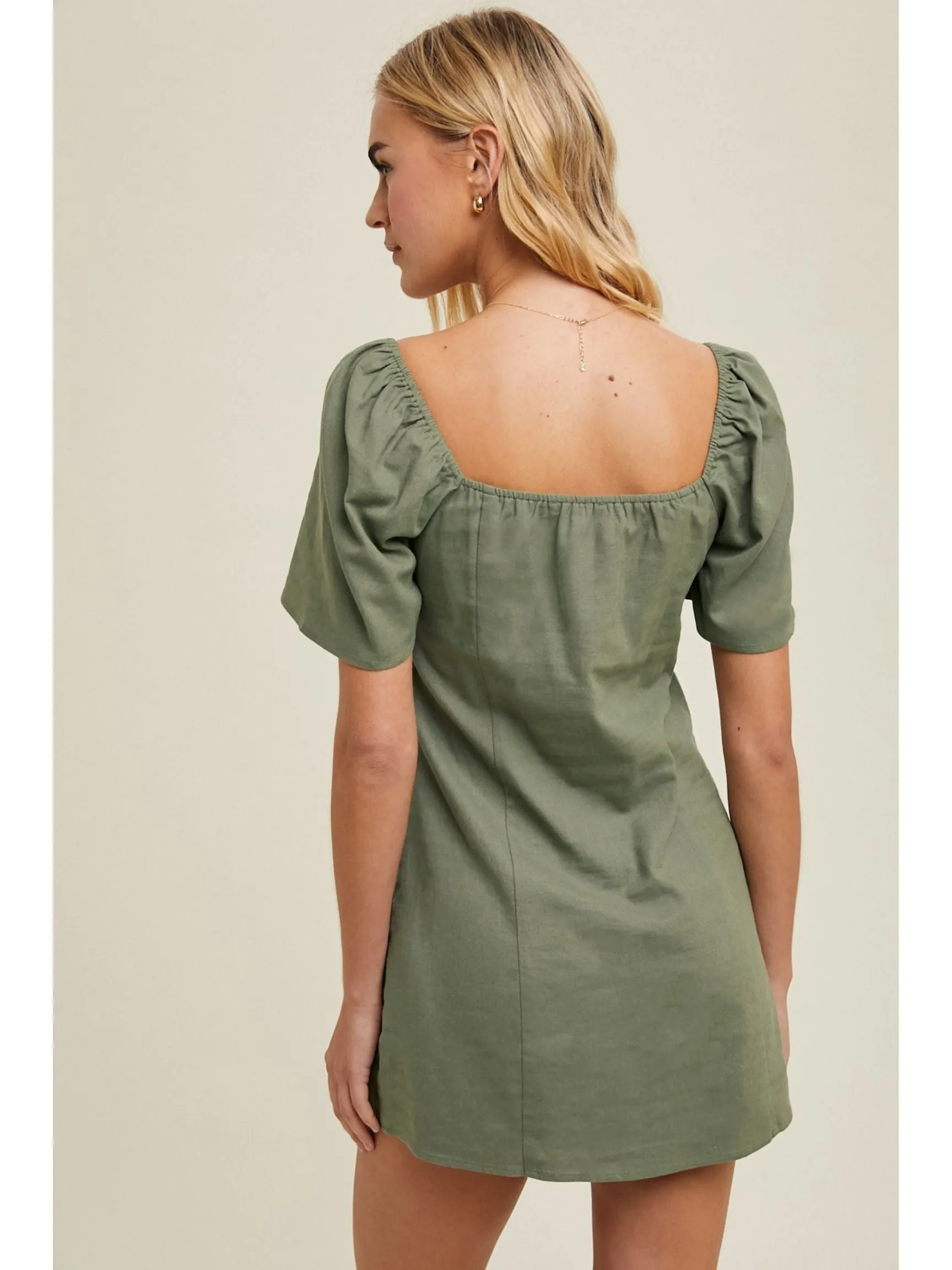 Brianna Linen Dress