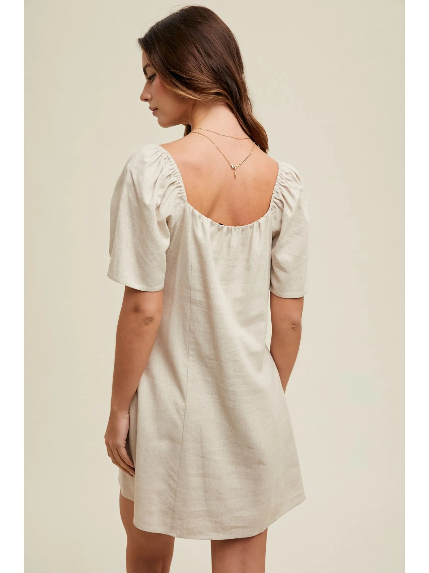 Brianna Linen Dress