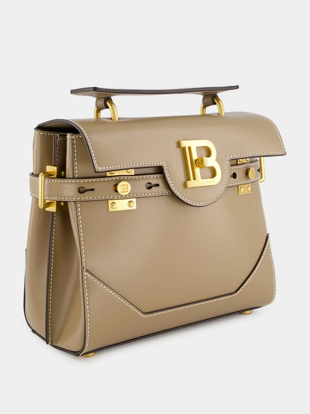 Brown Calfskin B-Buzz 23 Bag