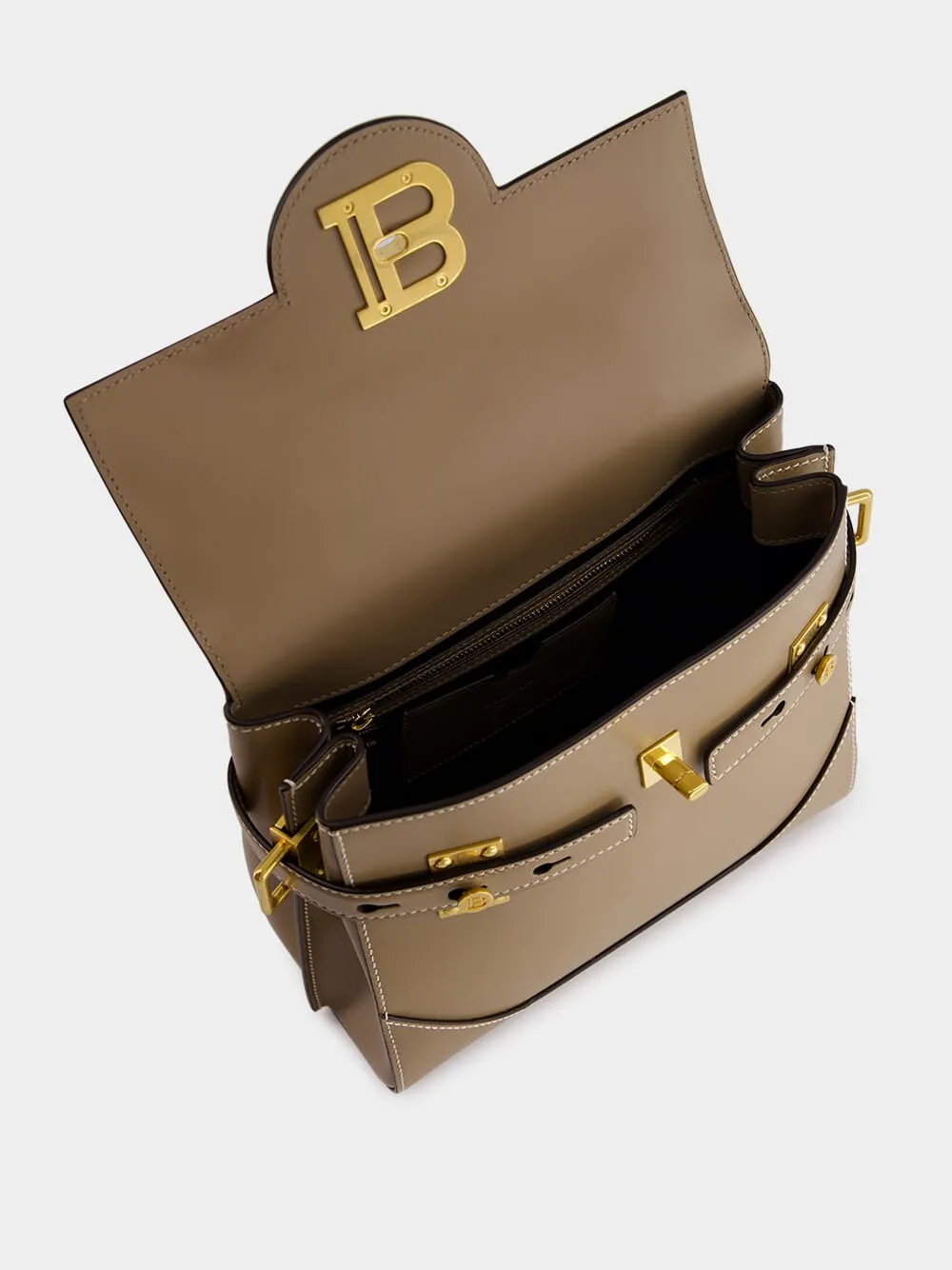 Brown Calfskin B-Buzz 23 Bag