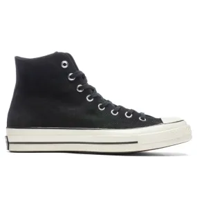 Chuck 70 Suede - Black/Egret/Black