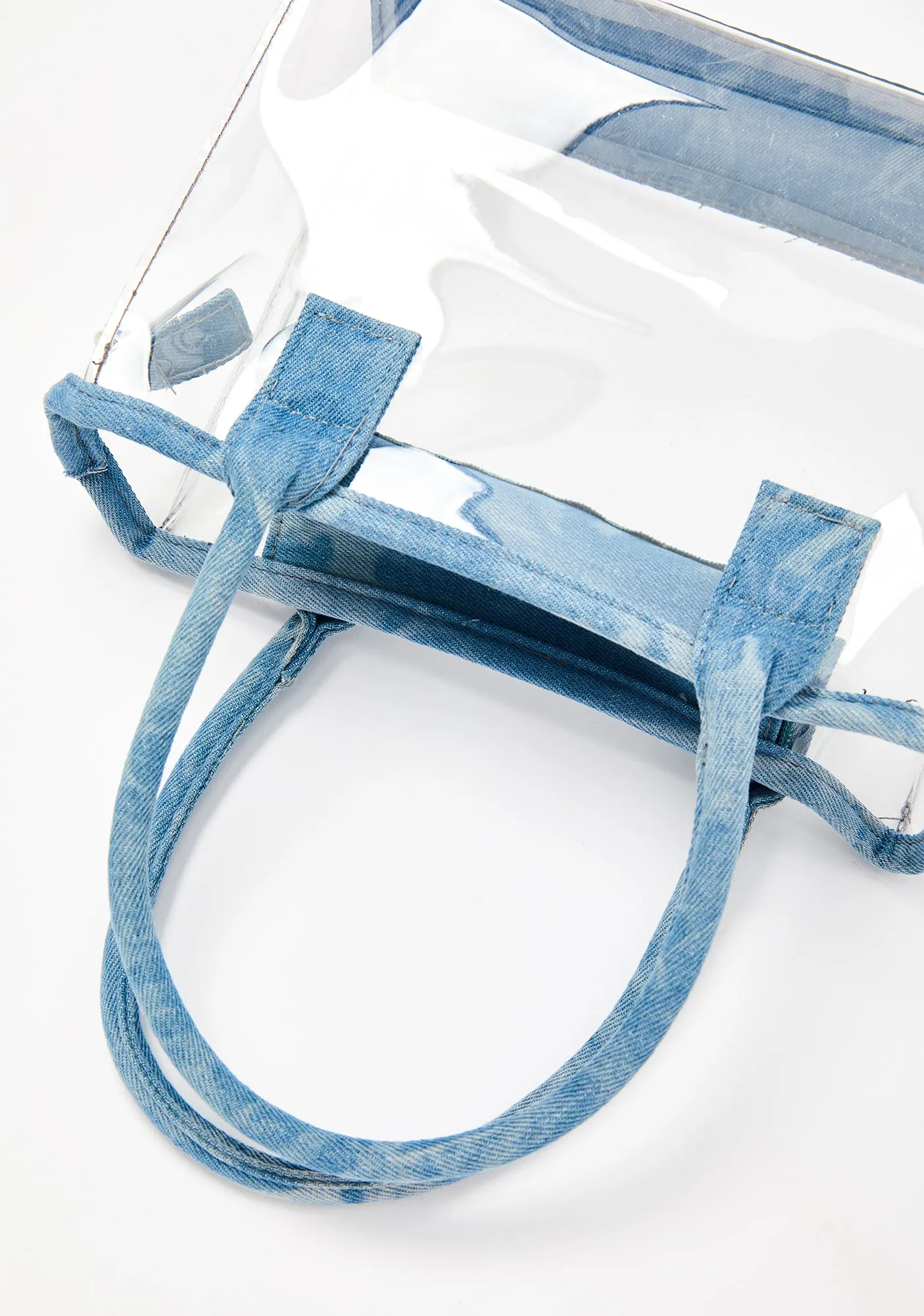 Clear The Way Denim Trim Bag-