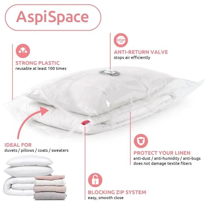 COMPACTOR BAG ASPISPACE 2PCS XL