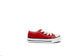 CONVERSE ALL STAR OX JUNIOR 7J236 colore rosso