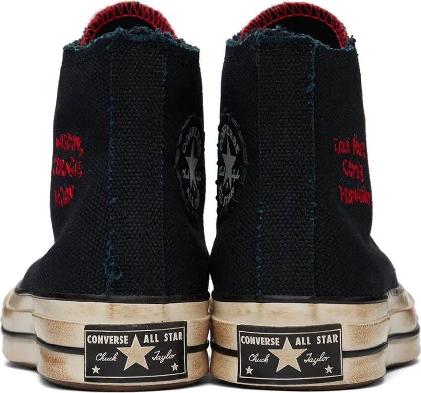 Converse Black Barriers Edition Chuck 70 Hi Sneakers