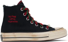 Converse Black Barriers Edition Chuck 70 Hi Sneakers