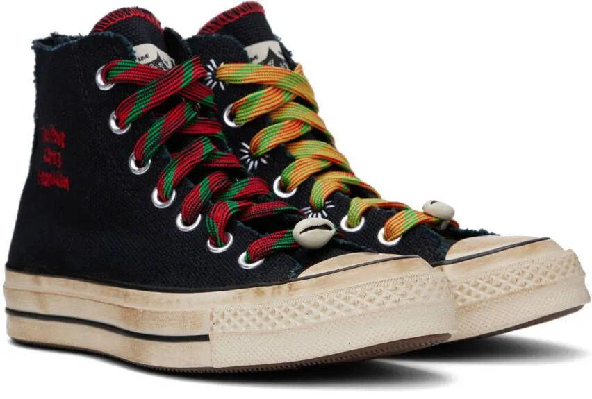 Converse Black Barriers Edition Chuck 70 Hi Sneakers