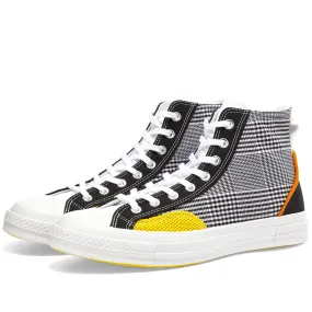 Converse Chuck Taylor 1970s Hi PatchworkBlack, White & Speed Yellow