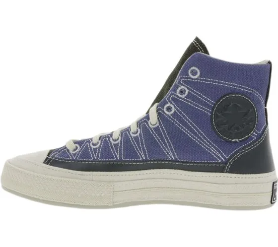 Converse Chuck Taylor 70 HI Baskets pour Femme et Homme Bleu/Marron