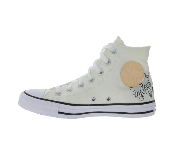 Converse Chuck Taylor All Star Chucks Zapatillas Altas Mujer con Estampado Floral A05131C Beige