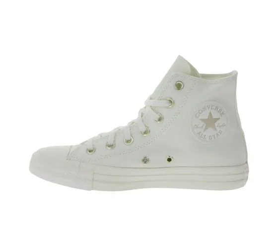 Converse Chuck Taylor All Star Chucks Zapatillas altas para mujer con bordado de flores A03514C Beige