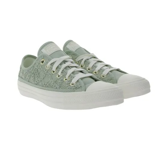 Converse Chuck Taylor All Star OX scarpe da skater da donna cool sneakers basse A06226C verde