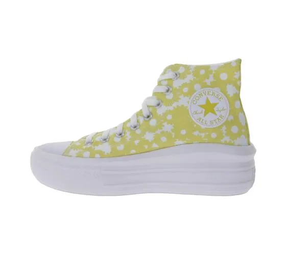 Converse Chuck Taylor All Star sneakers alte da donna comode Chucks A01194C di colore giallo