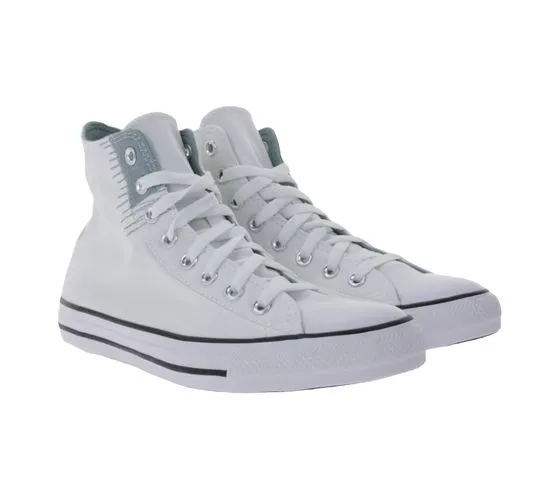 Converse Chuck Taylor All Star Summer Zapatillas altas para mujer con logo bordado A05031C Blanco