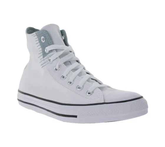 Converse Chuck Taylor All Star Summer Zapatillas altas para mujer con logo bordado A05031C Blanco