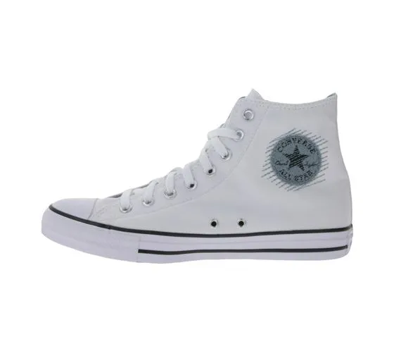 Converse Chuck Taylor All Star Summer Zapatillas altas para mujer con logo bordado A05031C Blanco