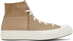 Converse Taupe Chuck 70 Crafted Sneakers