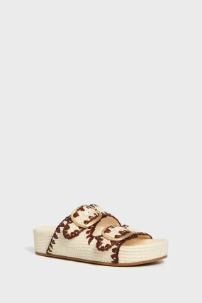 Cream Tarbu Theo Sandals