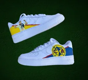 Custom Nike Air Force 1 club america