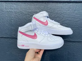 Custom Pink Nike Air Force Ones