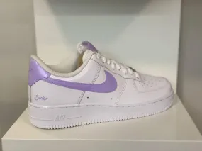 Custom Purple Nike Air Force Ones