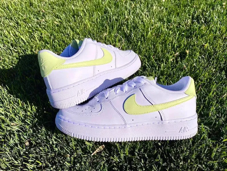 Custom Sage Nike Air Force Ones